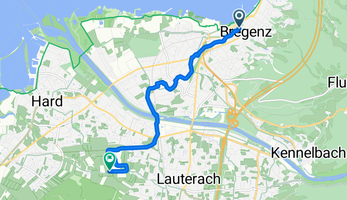 Leutbühel, Bregenz nach Lerchenauerstraße, Lauterach