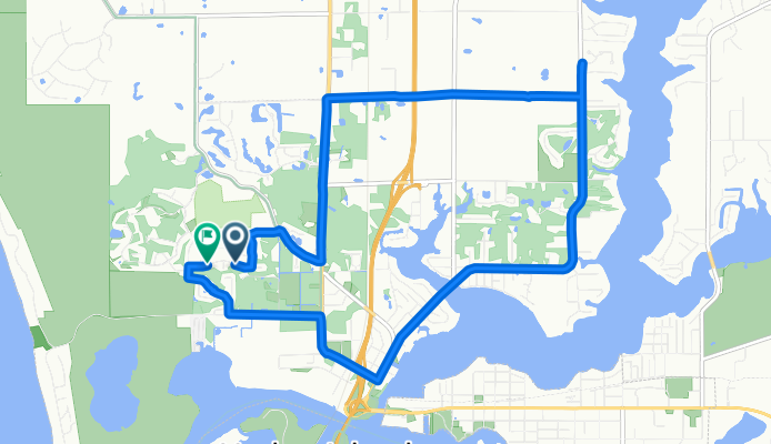 Cherokee Dr, Ferrysburg to Cherokee Dr, Ferrysburg