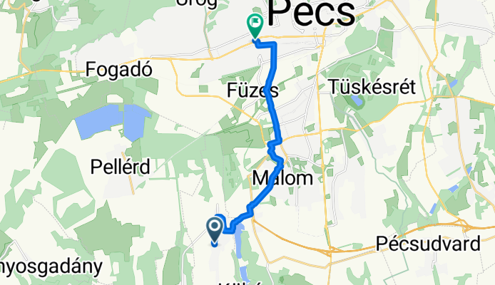 Petőfi Sándor utca, Keszü - Endresz György utca, Pécs