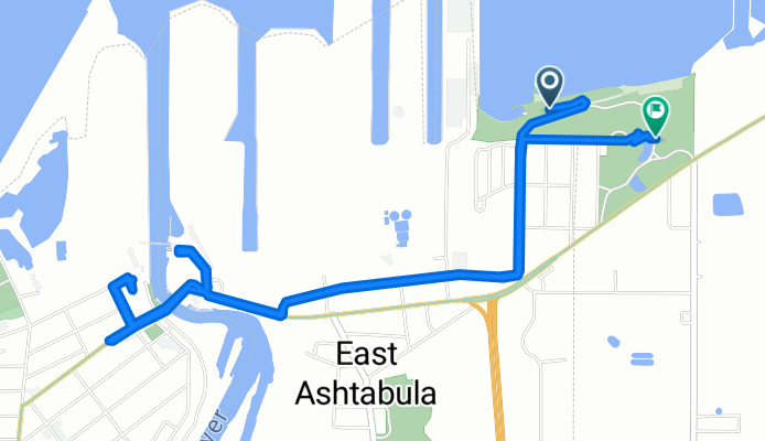 Minnesota Ave, Ashtabula to Lakeshore Dr, Ashtabula