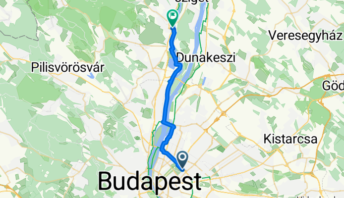 Hermina út, Budapest to Dumtsa Jenő utca, Szentendre