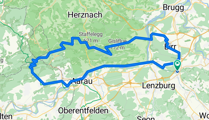 Birchweg, Staffelegg, Gisliflue, Geissflue