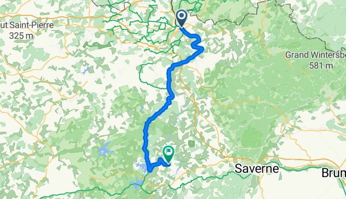 Von Saargemünd bis Dolving (Hotel Couvent St Ulrich)