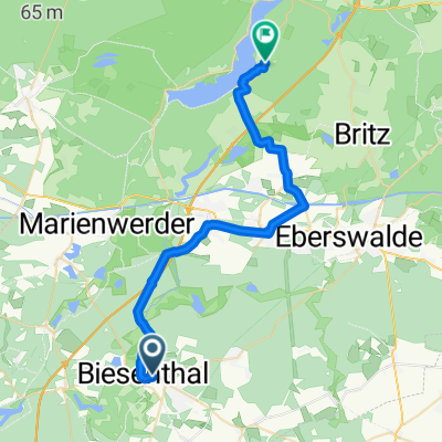 Bahnhofstraße nach Joachimsthaler Straße