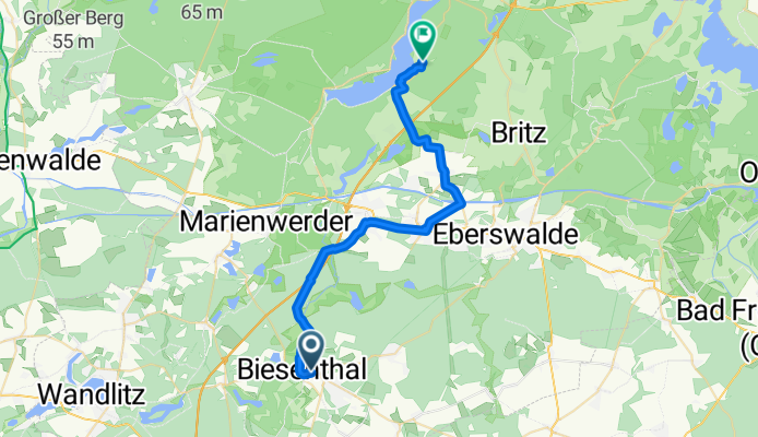 Bahnhofstraße nach Joachimsthaler Straße