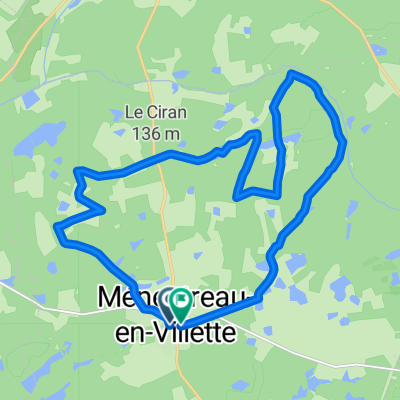 VTT Ménestreau-en-Villette-Ciran