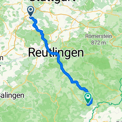 Brunnenstraße, Böblingen nach Hauptstraße, Zwiefalten