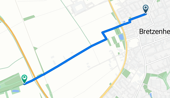 Route in Mainz