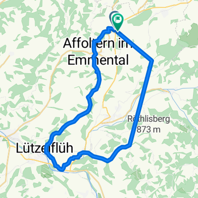 Huttwilstrasse, Häusernmoos im Emmental nach Huttwilstrasse, Häusernmoos im Emmental