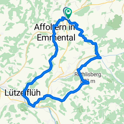 Huttwilstrasse, Häusernmoos im Emmental nach Chramershus, Heimisbach