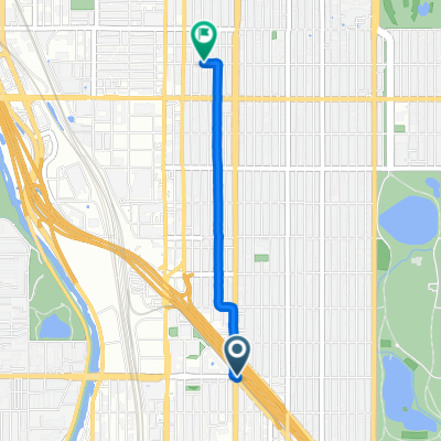 S Pennsylvania St, Denver to S Lincoln St, Denver