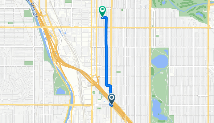 S Pennsylvania St, Denver to S Lincoln St, Denver