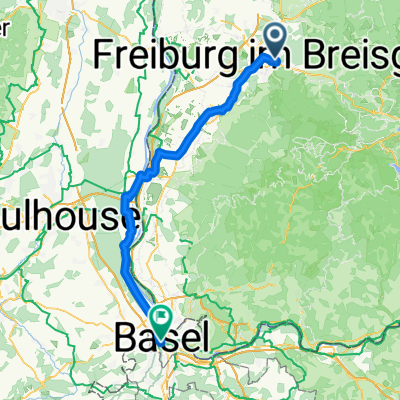 Schusterstraße, Freiburg im Breisgau to Marktplatz, Basel