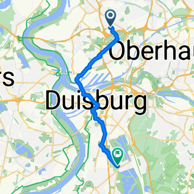 Emscherstraße nach Duisburg Großenbaumer Allee