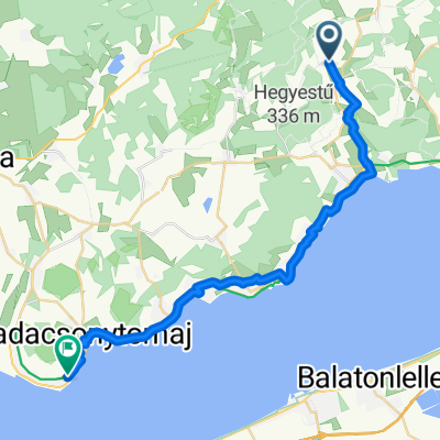 Balatoncsicsó - 71-es főút, Badacsonytomaj