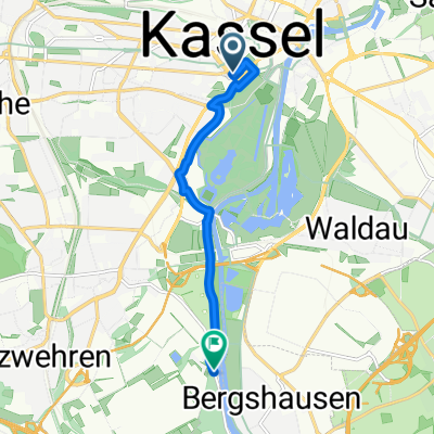 Obere Königsstraße, Kassel nach Dennhäuser Straße, Kassel
