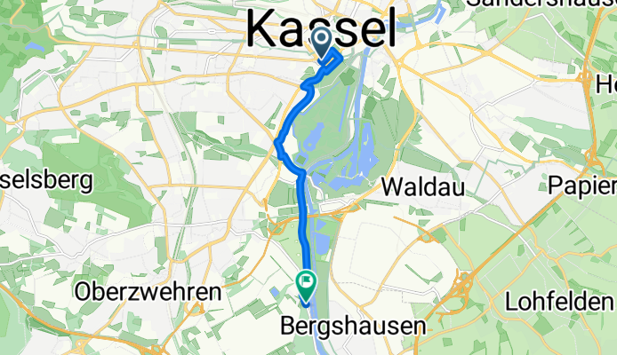 Obere Königsstraße, Kassel nach Dennhäuser Straße, Kassel