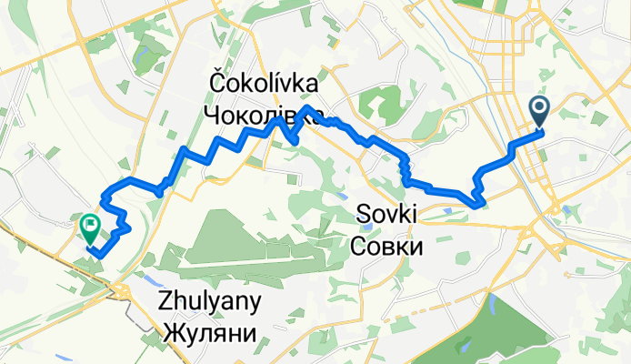 От вулиця Предславинська 30А до провулок Якова Качури
