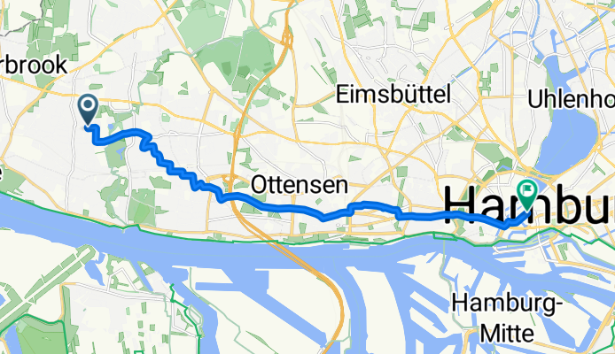 Tönninger Weg, Hamburg nach Hermannstraße, Hamburg