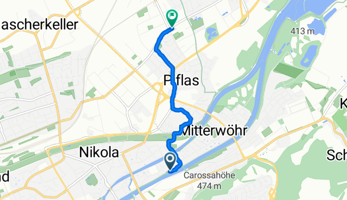 Isarweg, Landshut nach Schinderstraßl, Ergolding