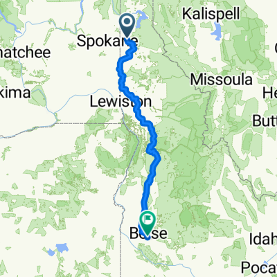 Route to Wildland Firefighters Monument