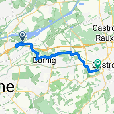Blücherstraße 70a nach Erinstraße b