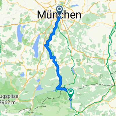 Küchelbäckerstraße, München nach Sixenhof Heimatmußeum, Achenkirch