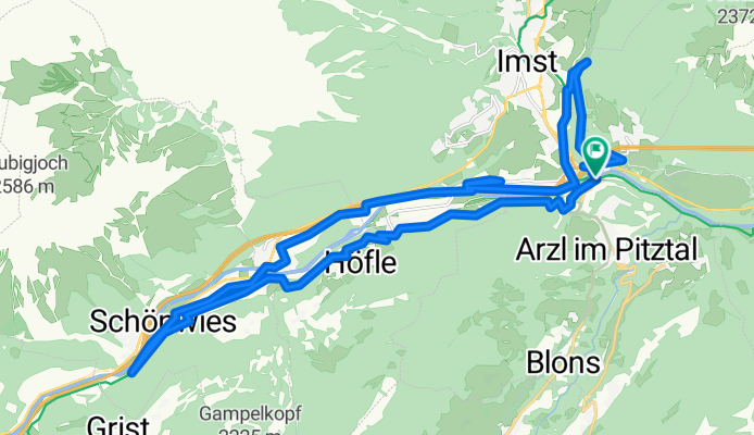 Oetz 06 ab Bahnhof IMST 30KM 600HM