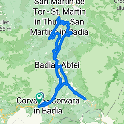 Strada Sotdlijia, Corvara in Badia to Strada Sotdlijia, Corvara in Badia