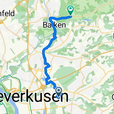 Paracelsusstraße, Leverkusen nach Junkersholz, Leichlingen (Rheinland)