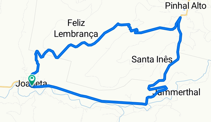 JOANETA - PINHAL ALTO - FELIZ LEMBRANÇA - JOANETA (550m)