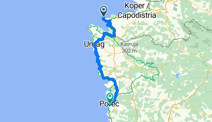 From Porec to Rovinj