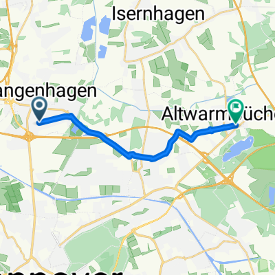 Hindenburgstraße, Langenhagen nach Bothfelder Straße, Isernhagen