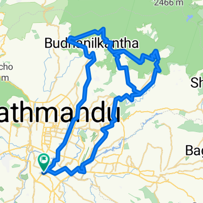 Route in Kathmandu