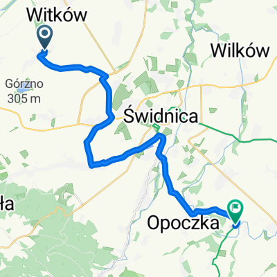 Spacerowa, Milikowice nach Krzyżowa, Świdnica