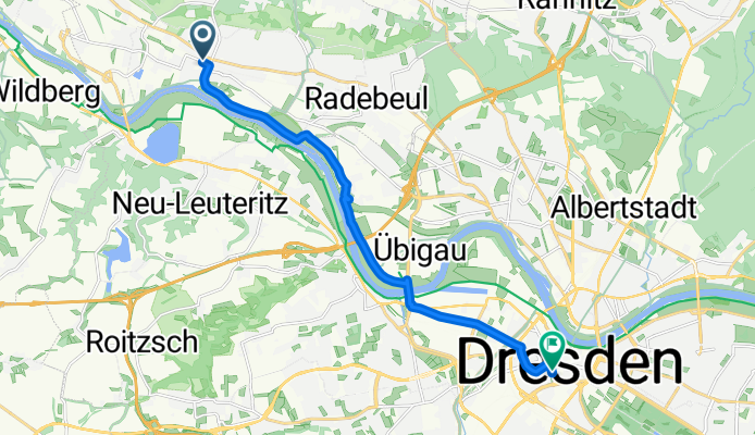 12.08.25 Güterhofstraße, Radebeul nach Zahnsgasse, Dresden