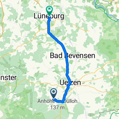 Bahnhofstraße nach Am Berge 5a