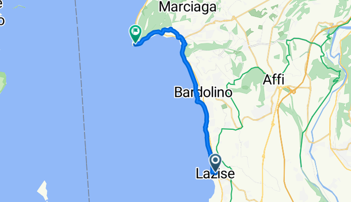 Via Rocca, Lazise do Punta San Vigilio, Garda