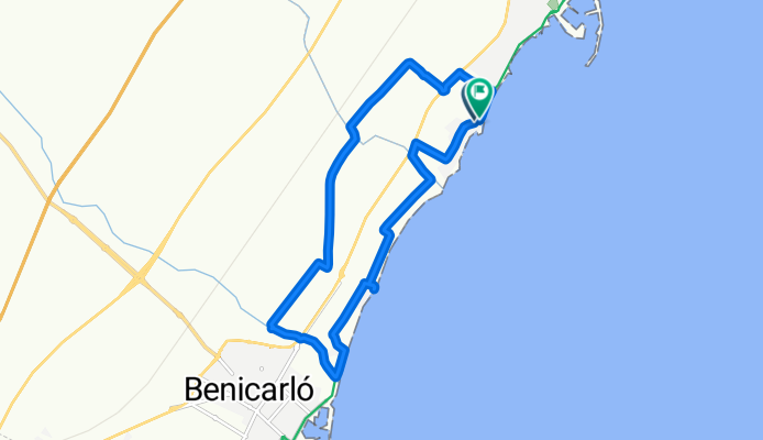 Carrer de la Cala del Puntal S, Vinaròs nach Carrer de la Cala del Puntal S, Vinaròs