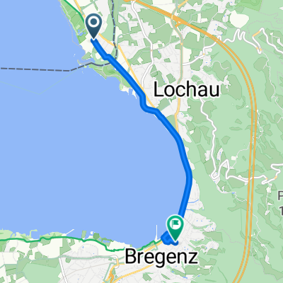 Fraunhoferstraße, Lindau (Bodensee) nach Schillerstraße, Bregenz