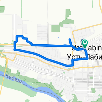 От Рабочая улица до Рабочая улица