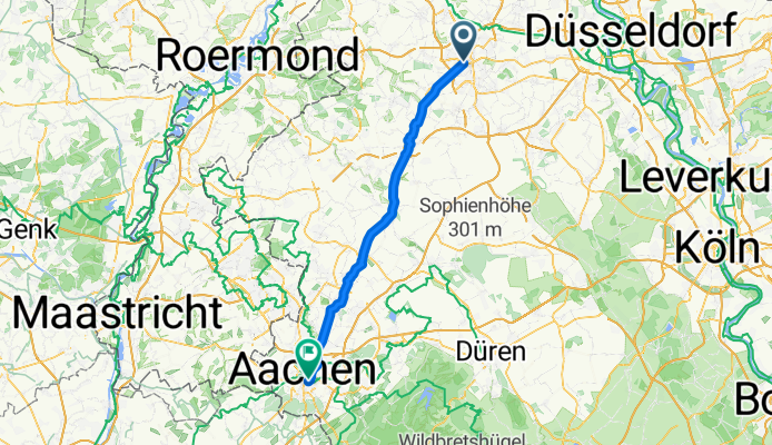 Knopsstraße nach Aachen