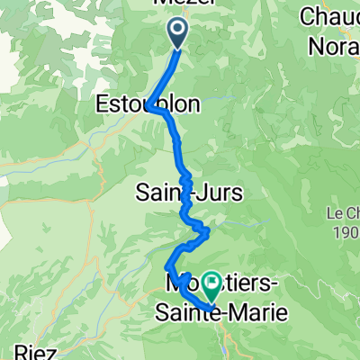Beynes to Route de Riez, Moustiers-Sainte-Marie