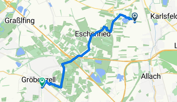 Waldschwaigweg nach Osterseestraße