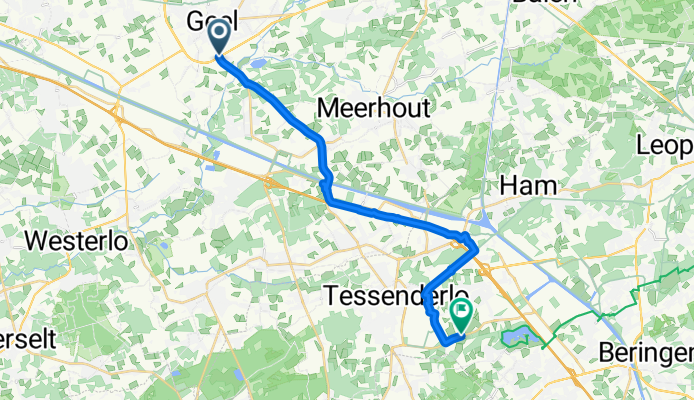 Diestseweg, Geel naar Industrieweg, Tessenderlo-Ham