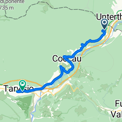 Via Friuli, Tarvis nach Via Vittorio Veneto, Tarvis