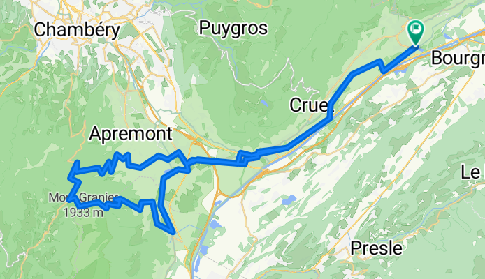 Col du Granier - from lac de Carouge