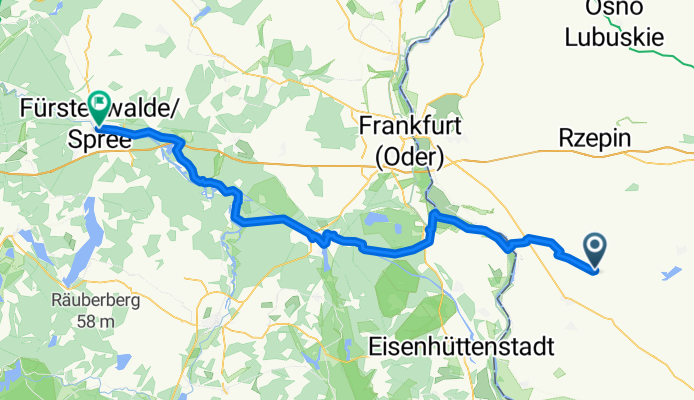 Von Gmina Cybinka bis Fürstenberg (Oder)