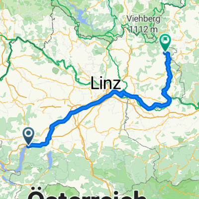 Nach Liebenau - 182km 2400 Radwege Schotterarm