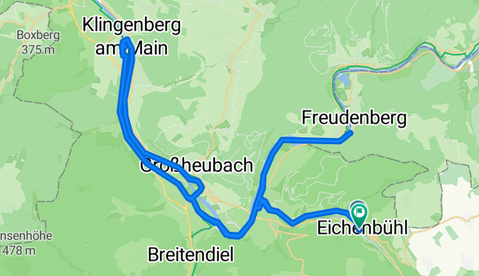 Hauptstraße nach Hauptstraße